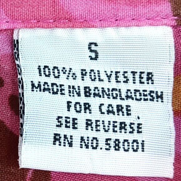 Apparenza- Women's 2 piece Top-SMALL-Tank & Blouse- Light-Floral-Pink-Cream - Picture 13 of 13